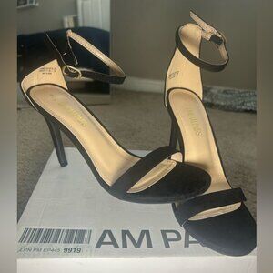 Dream Pairs Elegant Black Strap Heels